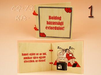 Kiskönyv - Boldog házassági évfordulót!