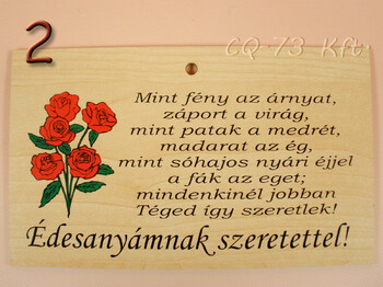 Fatábla okoskodó 18x11cm