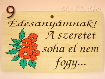 Fatábla okoskodó 18x11cm