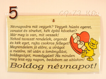 Fatábla okoskodó 18x11cm