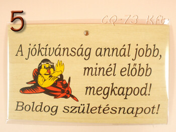 Fatábla okoskodó 18x11cm