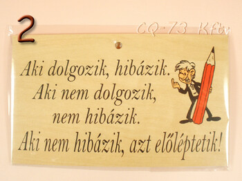 Fatábla okoskodó 18x11cm
