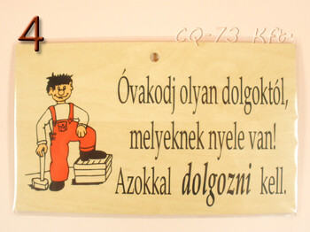 Fatábla okoskodó 18x11cm