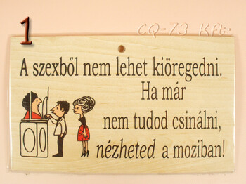 Fatábla okoskodó 18x11cm