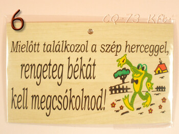 Fatábla okoskodó 18x11cm