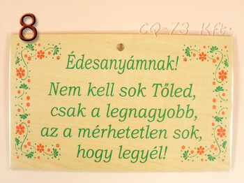 Fatábla okoskodó 18x11cm
