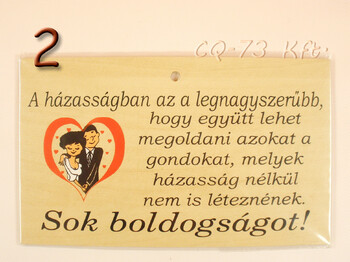 Fatábla okoskodó 18x11cm