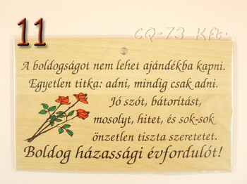 Fatábla okoskodó 18x11cm