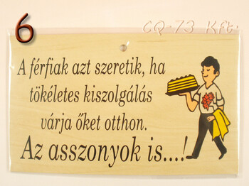 Fatábla okoskodó 18x11cm