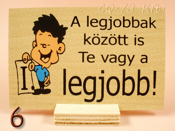 Fatábla kis talpas 10x7cm