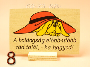 Fatábla kis talpas 10x7cm
