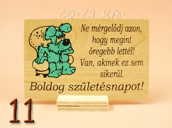 Fatábla kis talpas 10x7cm