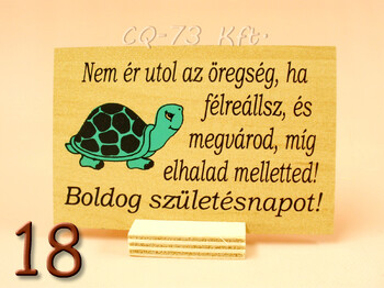 Fatábla kis talpas 10x7cm