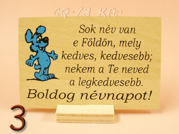 Fatábla kis talpas 10x7cm