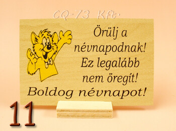 Fatábla kis talpas 10x7cm
