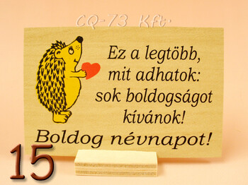 Fatábla kis talpas 10x7cm