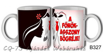Bögre B327 A Főnökasszony Bögréje! 3dl