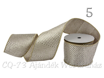 Dekor szalag lila/arany 6x270cm XX1850650 6f