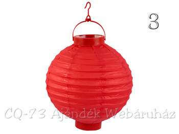 CQ3503 LED-es lampion színes 20cm 8f