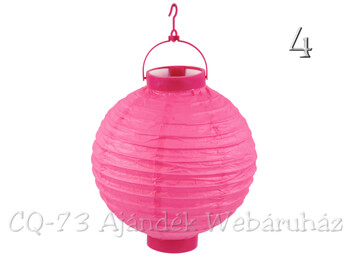 CQ3503 LED-es lampion színes 20cm 8f