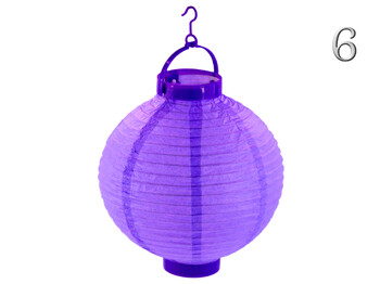 CQ3503 LED-es lampion színes 20cm 8f