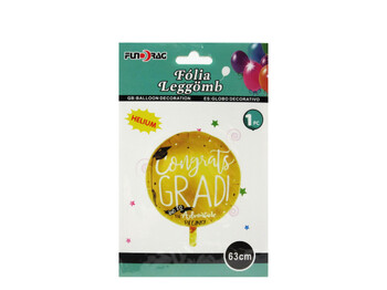 Lufi fólia Congrats Grad arany 63cm 610324