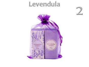 Levendula organza szett 2db 60g