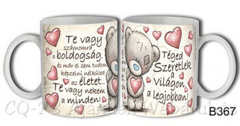 Bögre B367 Téged szeretlek a világon a legjobban! 3dl