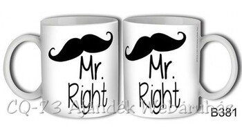 Bögre B381 Mr. Right 3dl