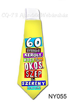 Nyakkendő NY055 60 évembe került...
