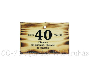 Kistábla Még 40 után is tökéletes