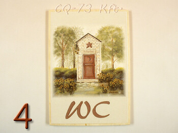 Ajtótábla Otthon 9x13cm