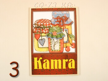 Ajtótábla Otthon 9x13cm
