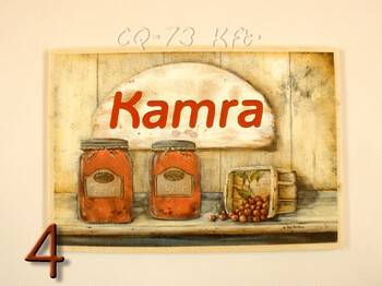 Ajtótábla Otthon 9x13cm