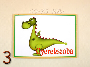 Ajtótábla Otthon 9x13cm