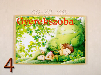 Ajtótábla Otthon 9x13cm