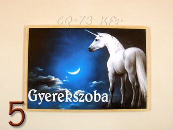 Ajtótábla Otthon 9x13cm