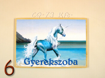 Ajtótábla Otthon 9x13cm
