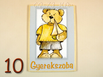 Ajtótábla Otthon 9x13cm